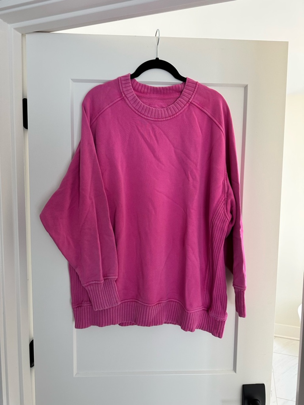 aerie Bright Pink Crewneck Sweatshirt